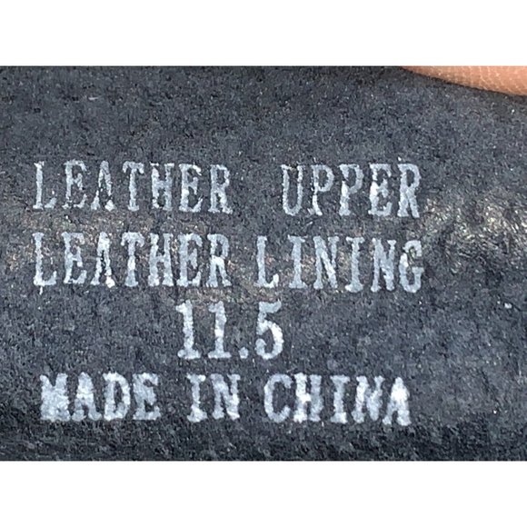 Joseph Abboud * Black Seude w Blue Sole/Stitching * Lace-Up * Men's Size 11.5 - Picture 11 of 11